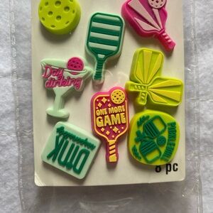 Pickleball pins, decorative, collectible, charms, push pins Rubber